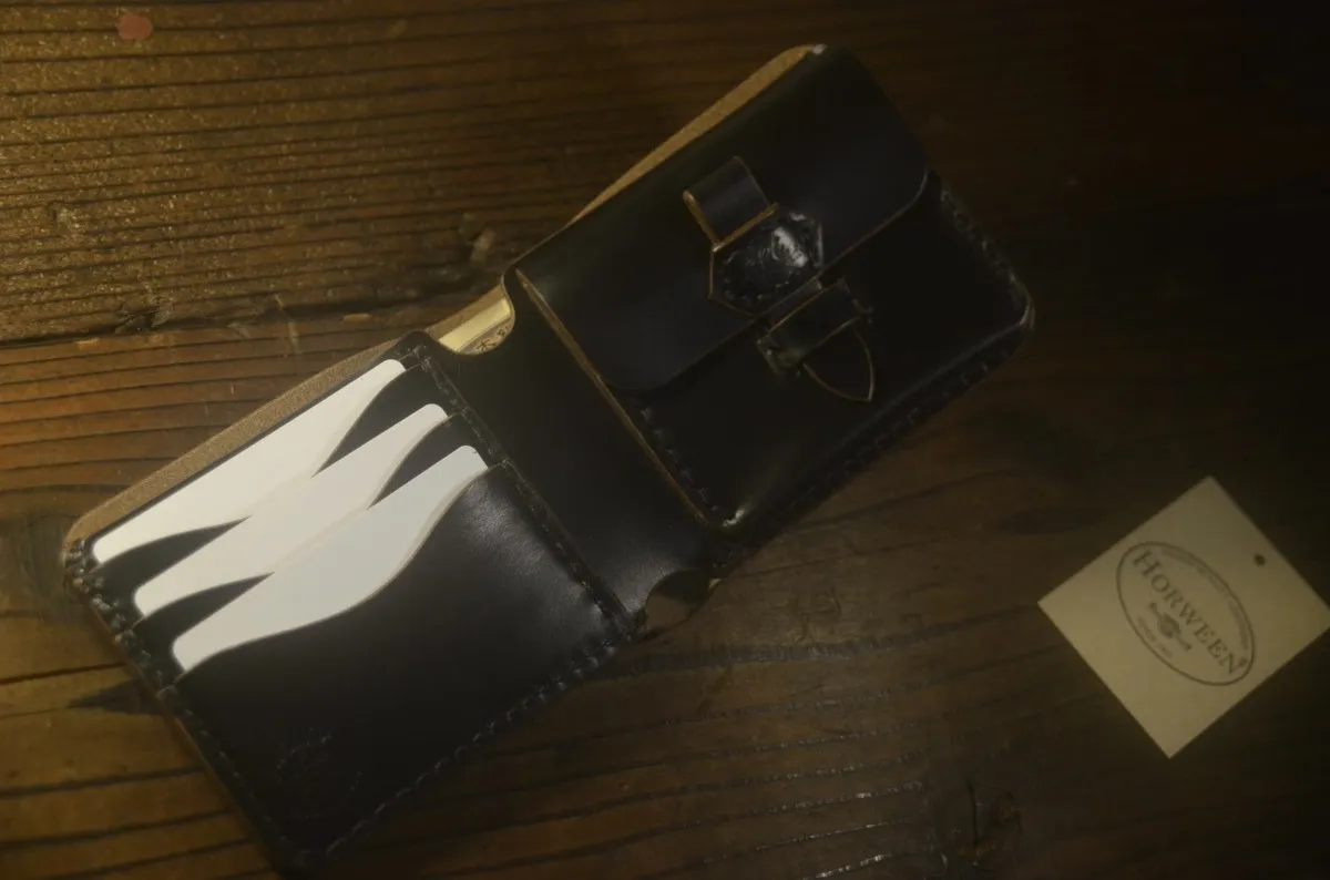 bifold wallet S-03b/二つ折り財布